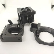 3d printer carriege mgn 9 mount tool mgn9 parts fan duct cooling circle 3d print model - Mito3D