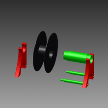 3d printer filament stand print 3d print model - Mito3D