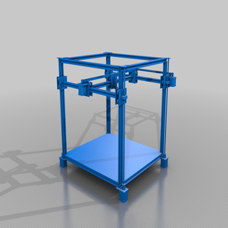 3d printer frame fixed bed printers 3d print model - Mito3D