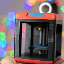 Impresora 3d en miniatura, ornamento de la navidad el buscador como casa modelo máquina decoración 3d print model - Mito3D