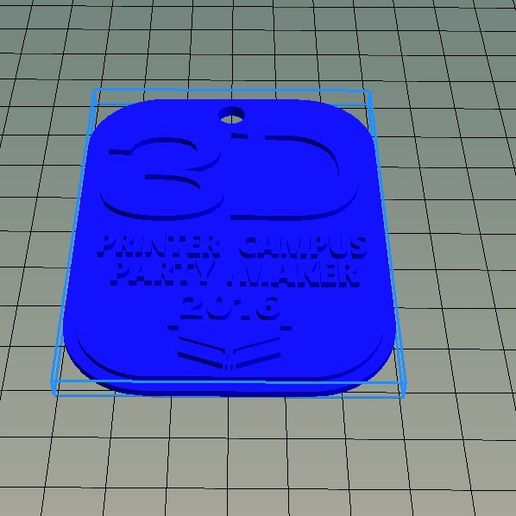 3d impressora festa joalheria chaveiros stl imprimível imprimir domos3d 3D print model - Mito3D