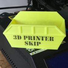 3d printer skip various printing fun 3dprinter bin 3d print model - Mito3D
