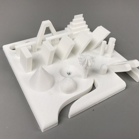 3d printer torture test various print testing bridges movable parts 3D print model - Mito3D