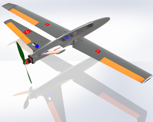 3d stampante uav aereo militare tecnologia difesa aerodinamico velocità commerciale aeromobili combattente aria volo veicolo avanzate cielo bombardiere energia jet arma arte 3d print model - Mito3D