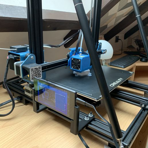3d yazıcı video gözetim telefon destek izleme 3D print model - Mito3D