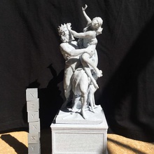 A impressão 3d de bernini proserpina completo estátua a arte hades cerbere cerberus 1622 o renascimento escultor mármore pluton ao invés 3d print model - Mito3D
