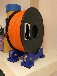 3d printing filament spool holder ball bearings filament holder filament spool holder 3d printer accessories 3d printer  3d print model - Mito3D