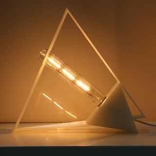 3d baskı aydınlatma masa Lamba pl19tri ev lambası planl 3d print model - Mito3D