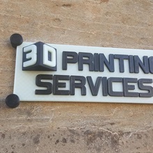 Servizi di stampa 3d segno art servizi placca la 3d print model - Mito3D