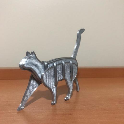 3d puzzle cat 3D print model - Mito3D