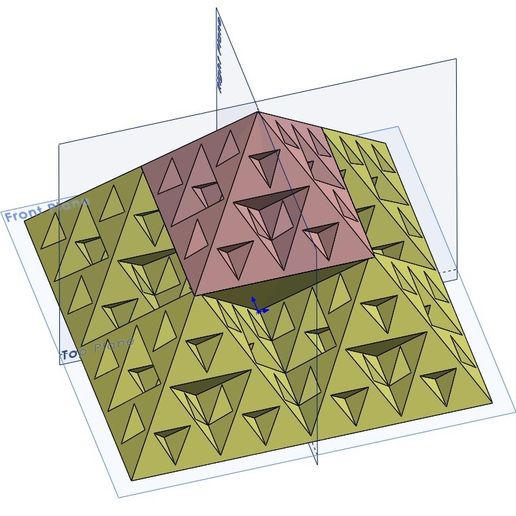 3d Pyramide 3D print model - Mito3D