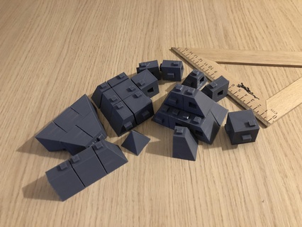 3d Pyramide Puzzle druckbar Architektur Osten lösen 3d print model - Mito3D