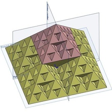 3d pyramid 3d print model - Mito3D