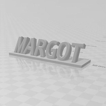 3d soulagement Margot architecture 3d print model - Mito3D