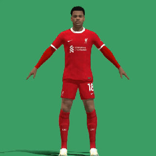 3d gréé cody acier Liverpool 2024 Football joueur football footballeur personnage modèle homme animation 2023 3d print model - Mito3D