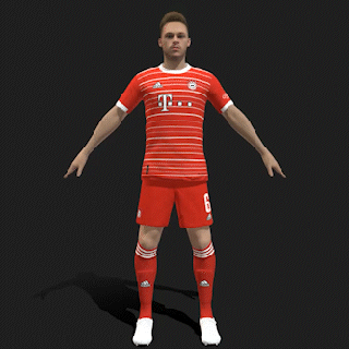 3d manipulado Joshua kimme Bayern Munique 2023 futebol jogador personagem modelo homem animação 3d print model - Mito3D