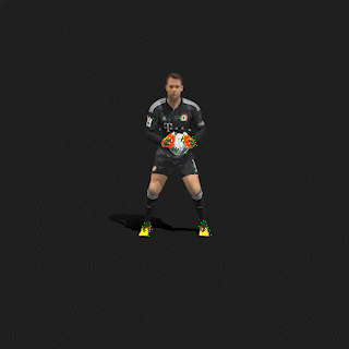 3d rigged manuel neuer bayern munich 2023 Art football player soccer peter footballer character model man animation 3d print model - Mito3D