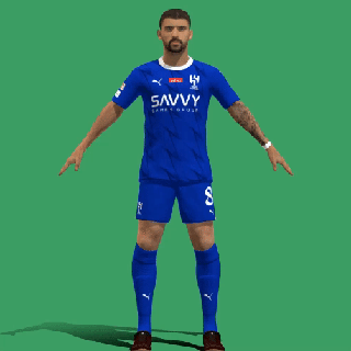 3d rigged ruben neves al-hilal 2024 football player soccer footballer character model man animation 2023 3d print model - Mito3D