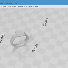 3d Ring Schmuck qr Code 3d print model - Mito3D