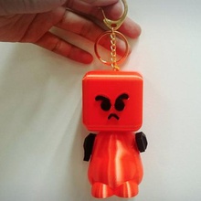 3d robot keychain angry various 3d print model - Mito3D