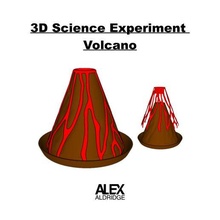 3d science experiment volcano elephant toothpaste flask model print 3d print model - Mito3D