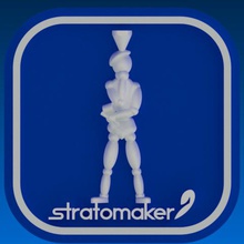 3d escultor a arte stratomaker mascote stulptor 3d print model - Mito3D