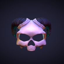 3d skull mask 3d print model - Mito3D