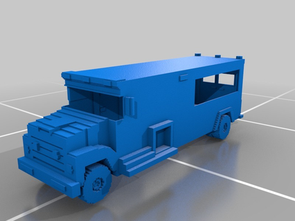 3d yırtmaç FBI kamyon çeşitli kategorize edilmemiş 3d print model - Mito3D
