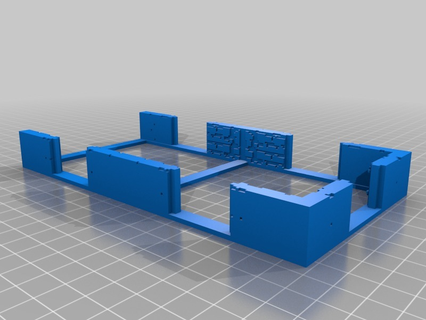 3d barra oblicua long empty 3d print model - Mito3D