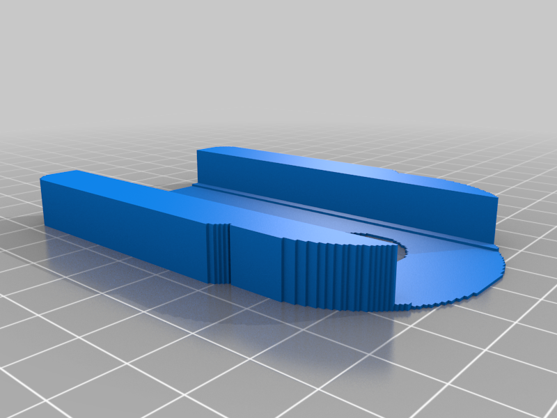3d Schrägstrich nuki bplate support nobottomend Nuki 3D print model - Mito3D