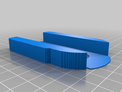 3d barra oblicua nuki plato apoyo tocó fondo 3d print model - Mito3D