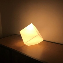 3d smith's - cube lamp home led ikea ledberg illumination 3d print model - Mito3D