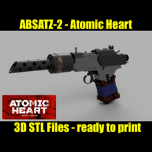 3d file stl - comma-2 atomic cuore gioco atomica oggetti di scena la pistola 3d print model - Mito3D