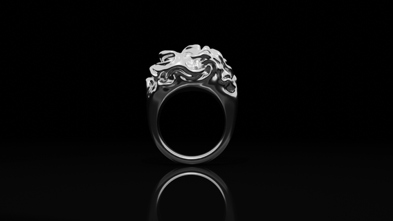 3d stl ring jewelry file printing print cad design model digital download 3d print model - Mito3D