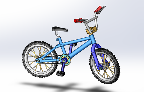 3d toy bike solidworks tutorial kids toys games street small big beginners bench work online sell art 3d print model - Mito3D