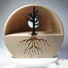 3d tree life art decor symbol 3d print model - Mito3D