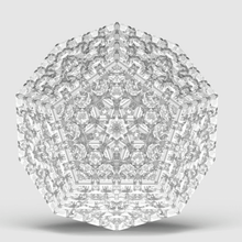 3d universe art dodecahedron math 3d print model - Mito3D