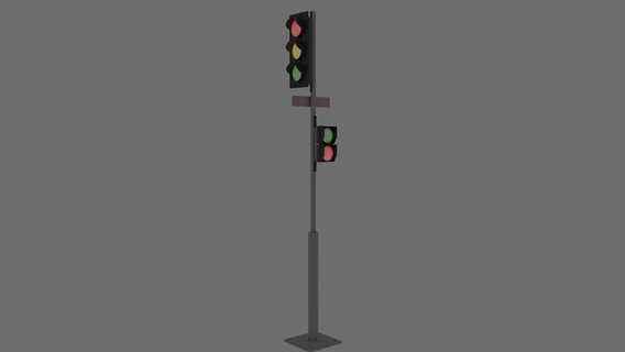 3d urban traffic light model visualization animation projects architecture street simulation control 3d print model - Mito3D