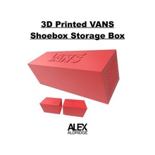 3d vans skateboard shoebox storage box wall fan art fanatic skate shoes skater 3d print model - Mito3D