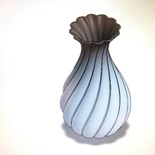 3d Vase Kunst Pflanzer gn 3d print model - Mito3D