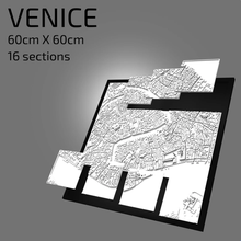 3d venedik dijital Dosyalar stl dosya harita Kent Sanat basılı dönüm noktası model ufuk çizgisi mimari 3d print model - Mito3D