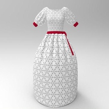 3d branco vestir moda roupas pano personagem humano corpo poli estilizado Comida animal árvore anime equipamento 3d print model - Mito3D