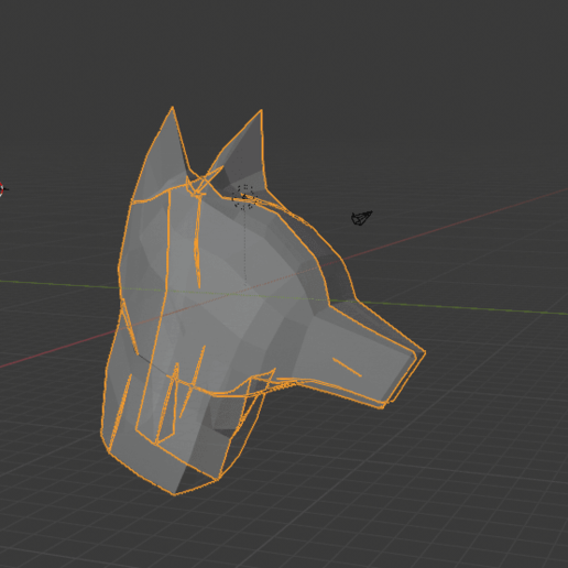 3d Wolf 3D print model - Mito3D