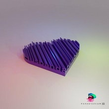 3d word shape hearts husband & gay heart pandoranium3d wedding gift love 3d print model - Mito3D