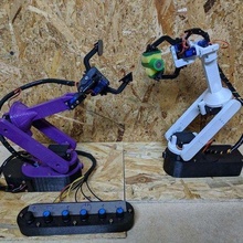 3darm artilugio arduino brazo bricolaje diy pinza robot robotico servo servoarma robótica 3d print model - Mito3D