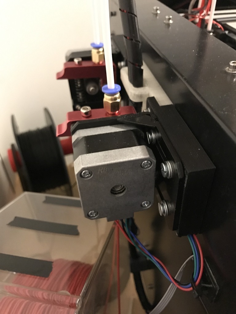 3dator Bowden extruder ctc biçimlendirici çift ekstrüder dirsek binmek 4 in 1 3d yazıcı parçalar 3D print model - Mito3D