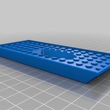 3dbenchy barge lego studs 3d_printing_tests 3d print model - Mito3D