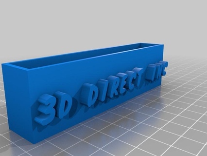 3ddi attività commerciale carta titolare supporto personalizzato ufficio casa scrivania 3d print model - Mito3D