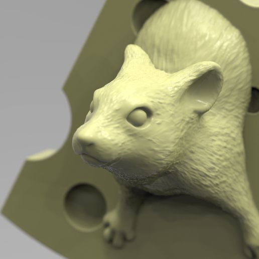 3dmodel stl mouse pendant christmas tree toy decor home 3D print model - Mito3D