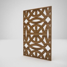 3dpanel architettura legno windows 3d print model - Mito3D